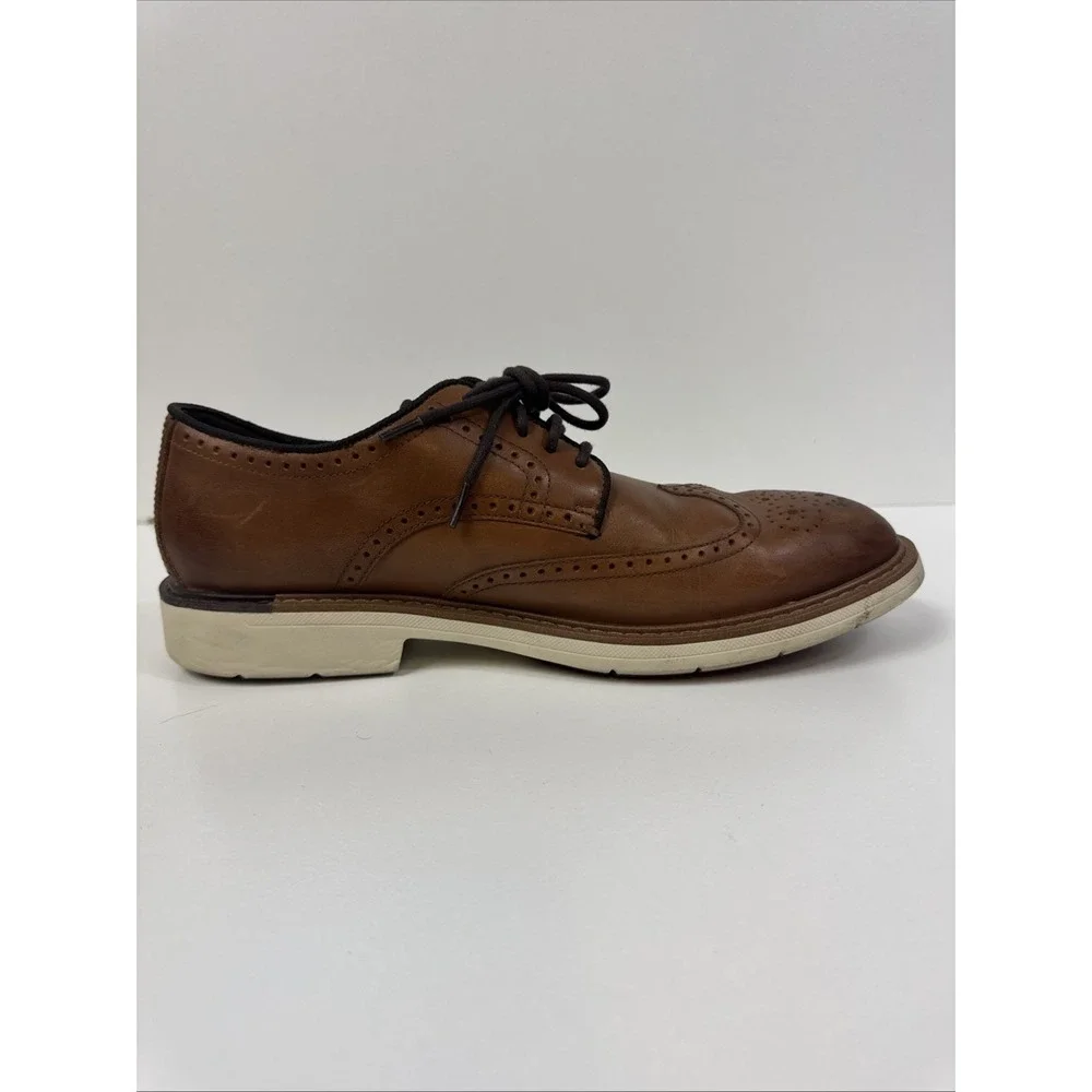Cole Haan Men's Original Grand Wingtip Oxford Brown Leather Size 10 M C34120 EUC